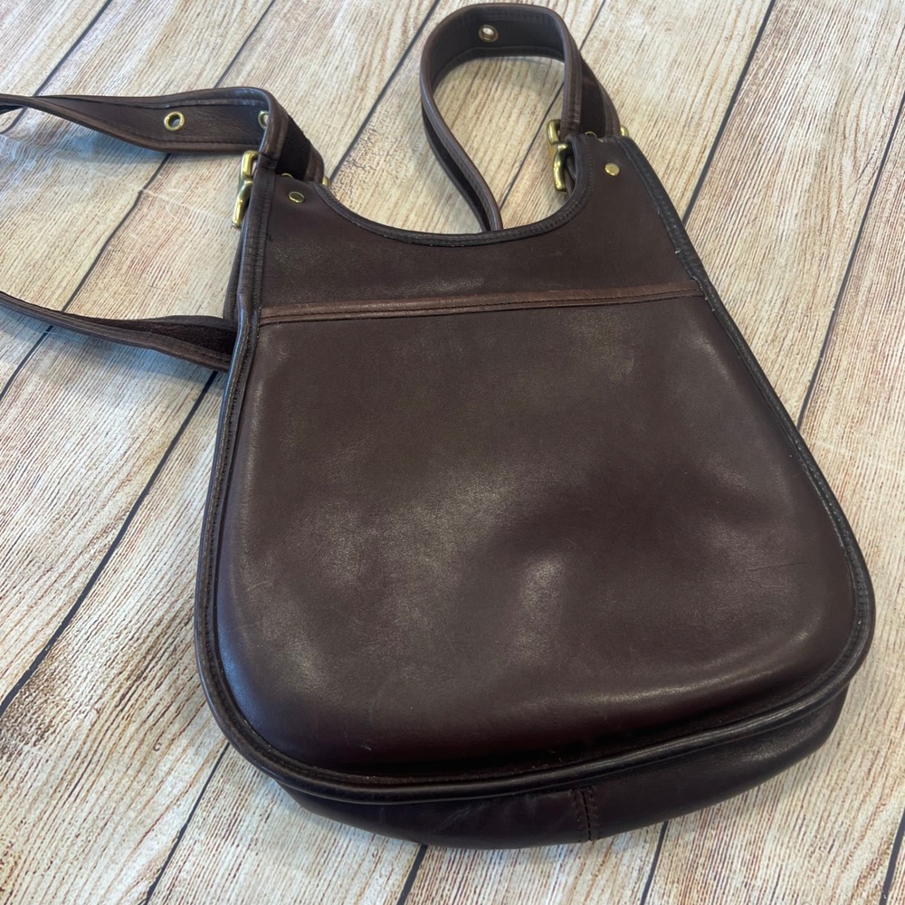 Coach Patricias Legacy 9988 Mahogany Brown Leather Crossbody Bag Vintage USA - Picture 6 of 11